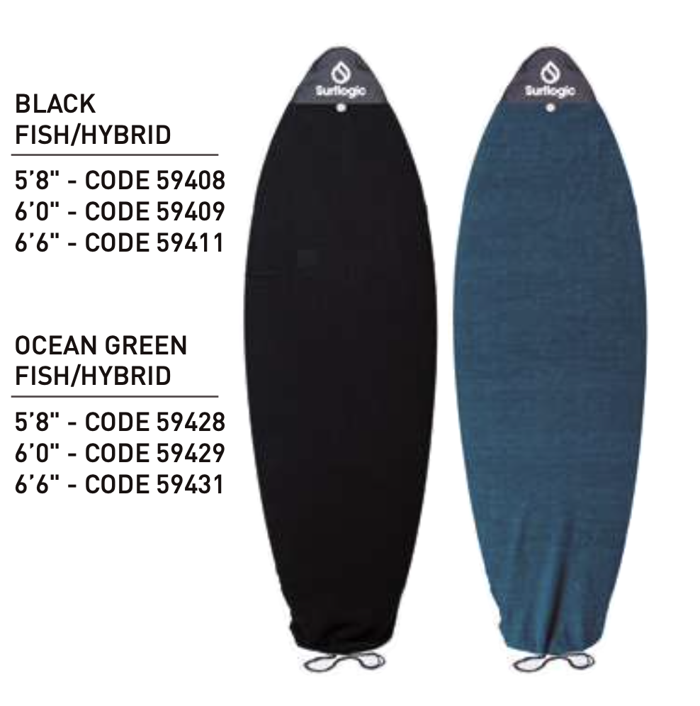 FUNDA DE TELA FISH HYBRID SURFLOGIC 6'6