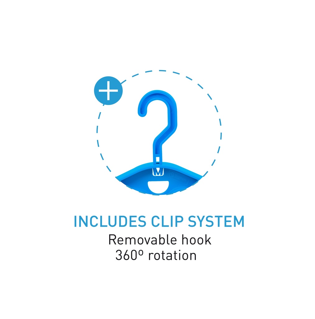 GANCHO DE PERCHA Hook clip system