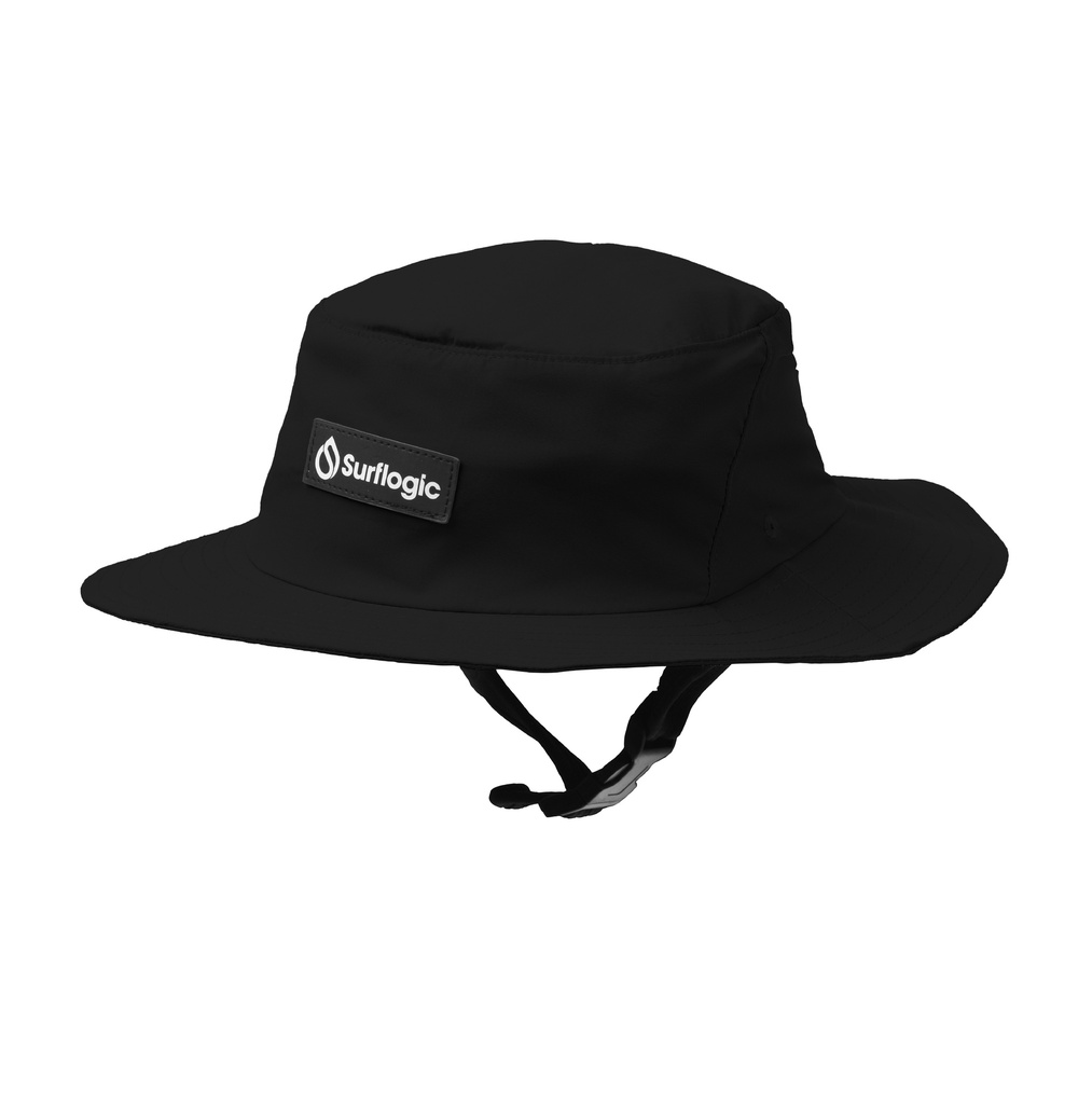 GORRO DE SURF SURFLOGIC BLACK L/XL