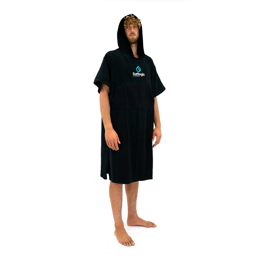 PONCHO SURFLOGIC NEGRO