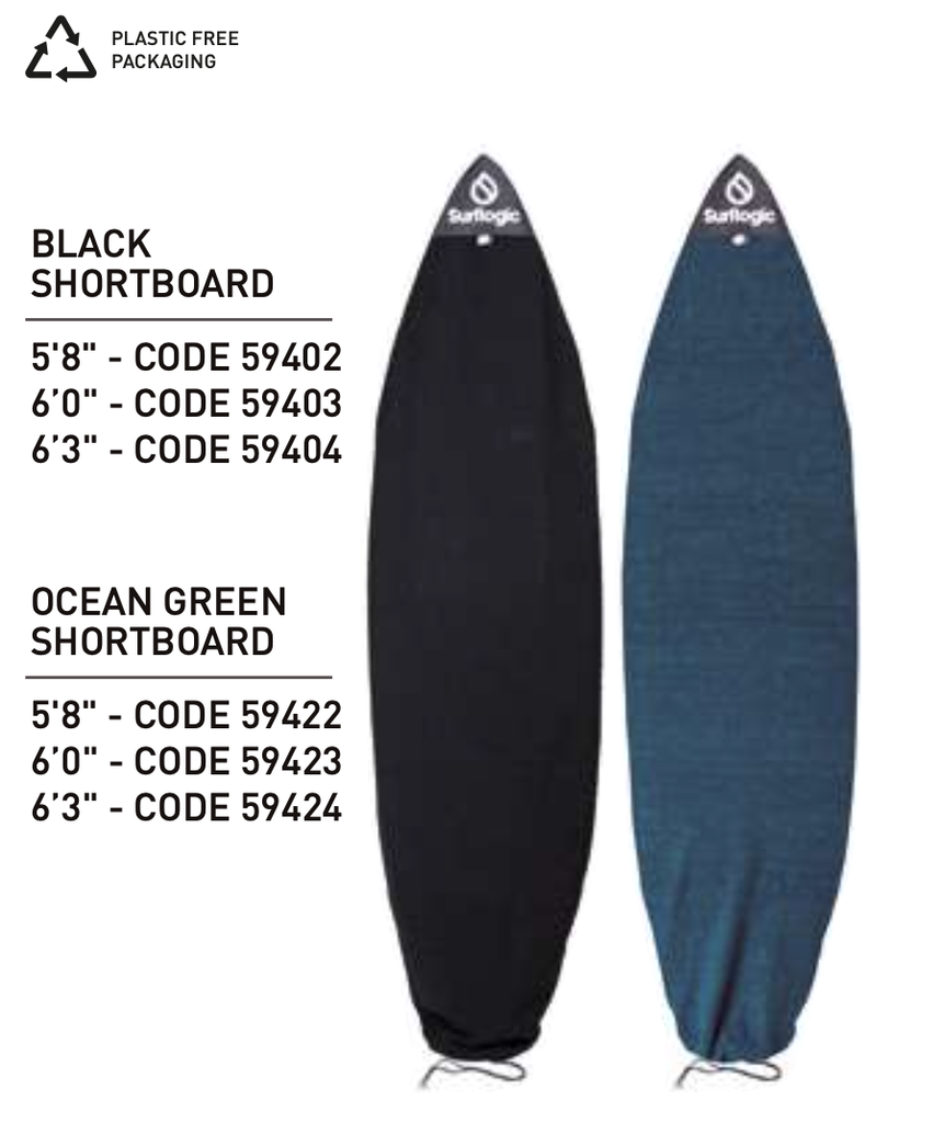 FUNDA DE TELA SHORTBOARD SURFLOGIC 6'3