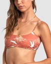 TOP BIKINI RVCA TOSSED SIDE STRAP BRALETTE || M/10