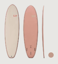 SURFBOARD UP ETERNAL 6'6 BUTTER CREAM/LIVING CORAL