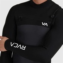 3/2 CHEST ZIP F BLK - S