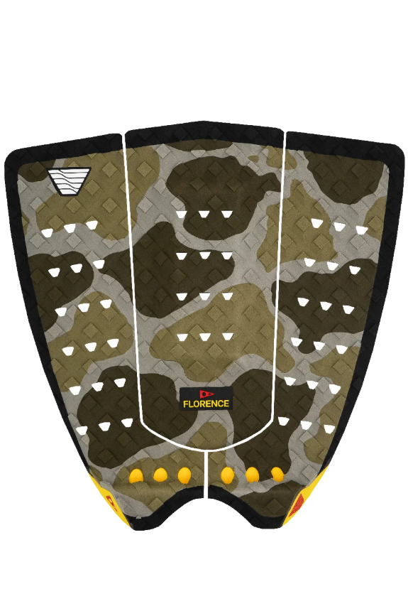 Grip VEIA John John Florence Round Tail Pro Pad - Florence Camo - Night / Clear