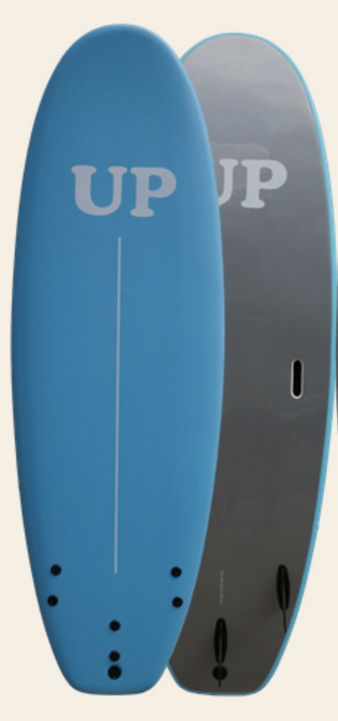 SURFBOARD SOFT MONSTER UP 8'0 BLUE/GREY