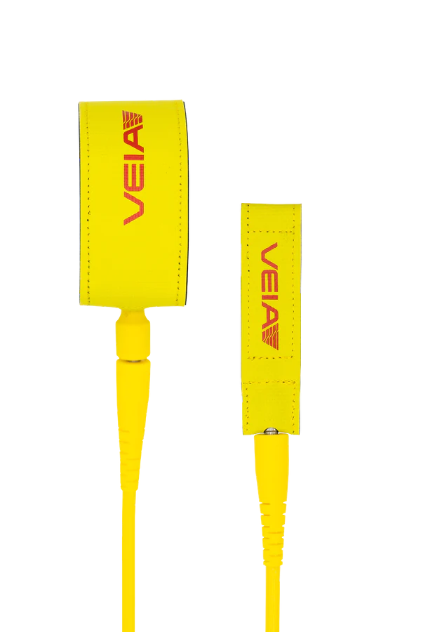 Amarradera VEIA John John Florence Pro 6’ Comp Leash - Yellow / Red