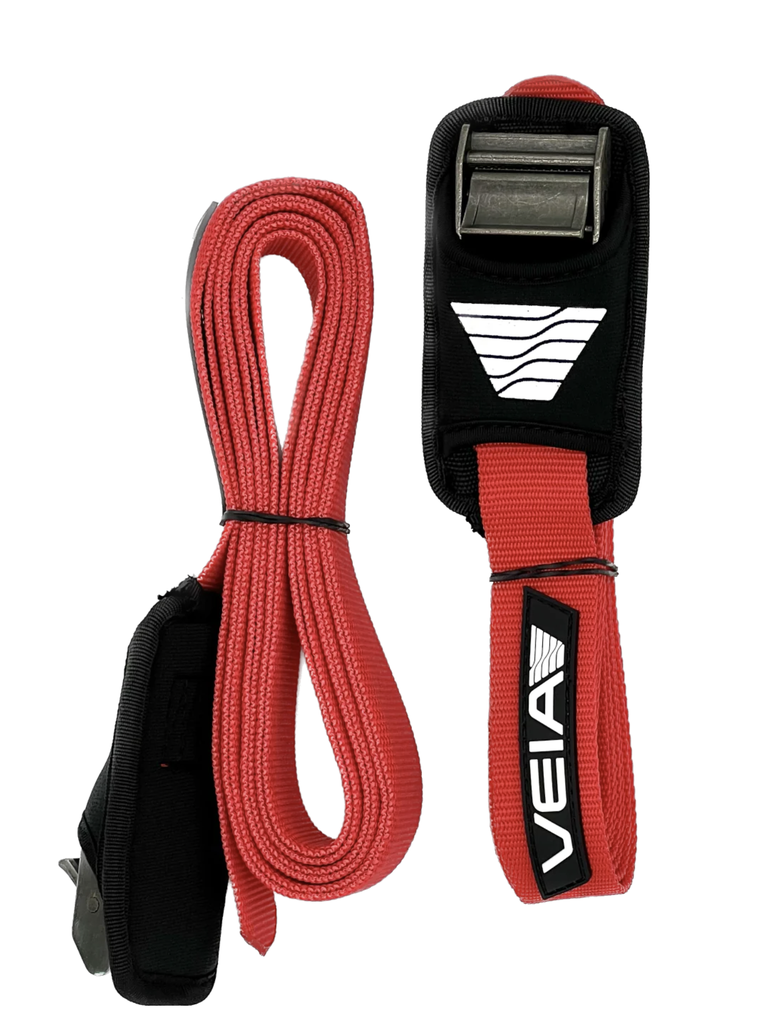 15FT / 4.55M Tie Downs - Red