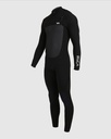 3/2 CHEST ZIP F BLK - S