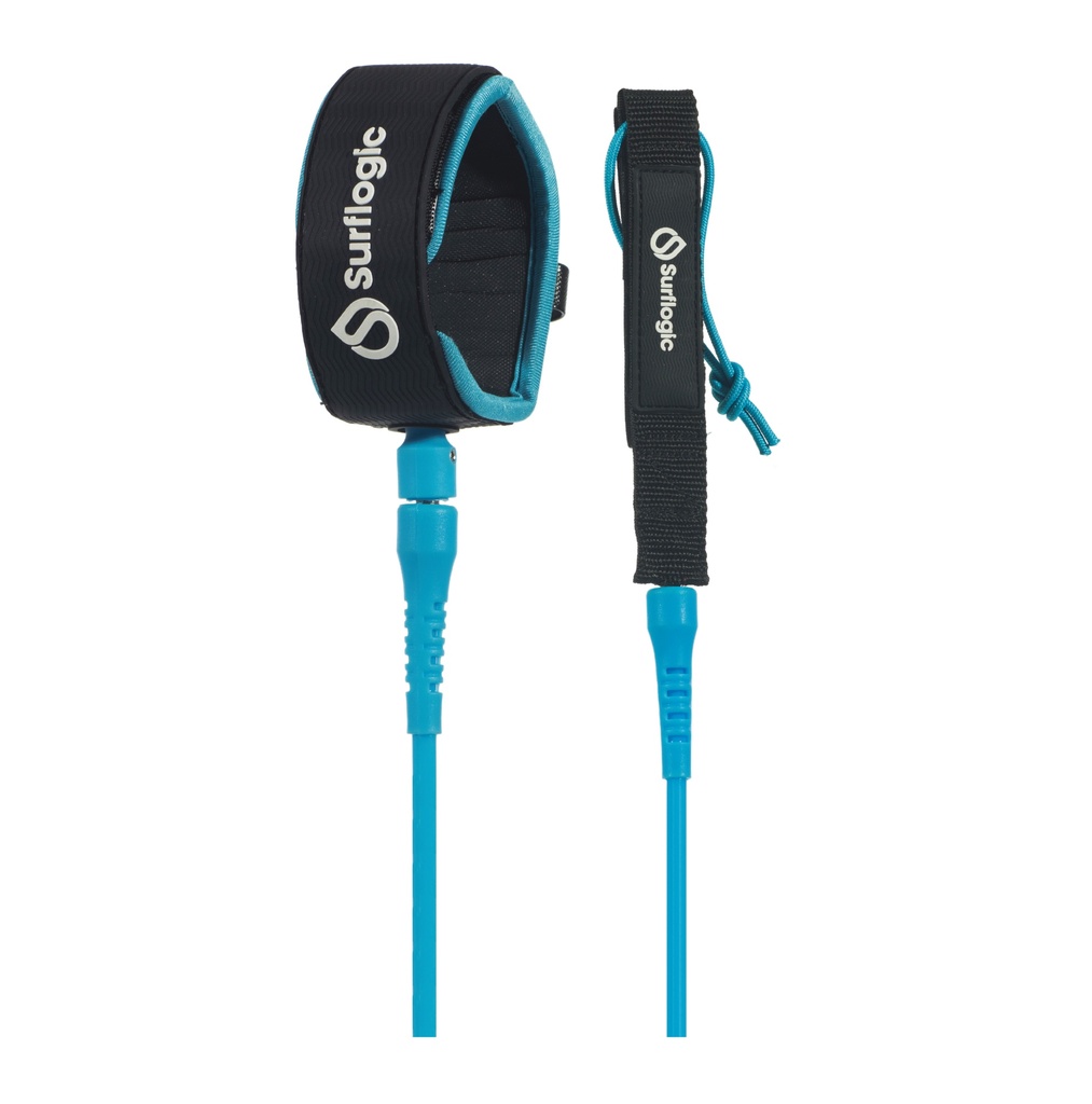 AMARRADERA SURFLOGIC 9 LONGBOARD ANKLE CYAN