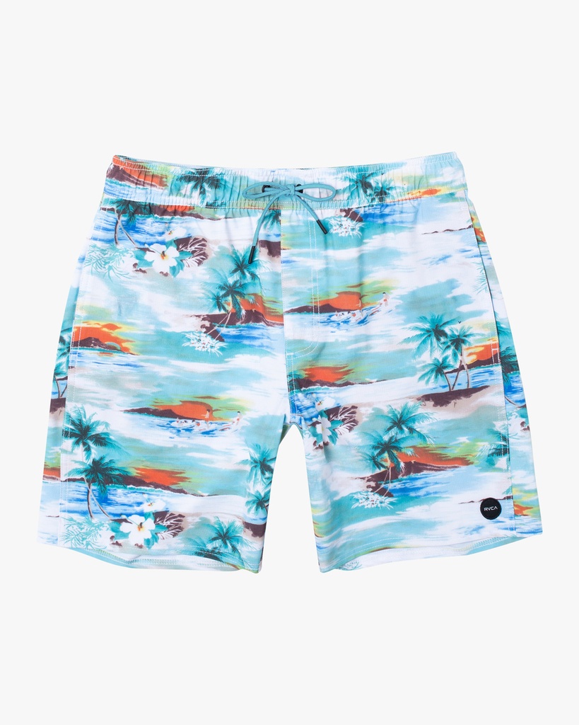 OUTLET SHORT XL VA PIGMENT PRINT ELASTIC RVCA