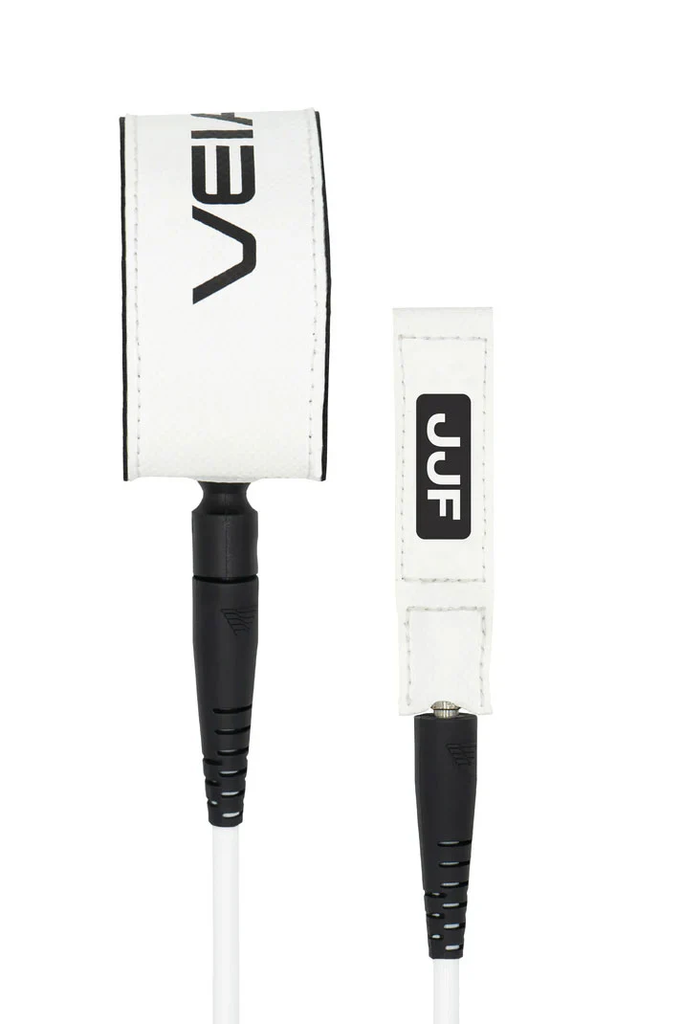 John John Florence Pro 6’ Comp Leash - Orbiter White