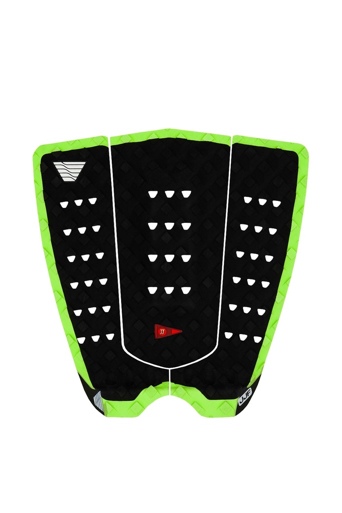 Grip VEIA John John Florence Squash Tail Pro Pad - Hi Vis Green / Space