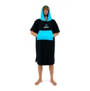 PONCHO SURFLOGIC NEGRO/CYAN