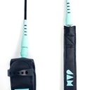 JAM SHREDDER Leash 6FT 6MM BLACK/TURQUOISE