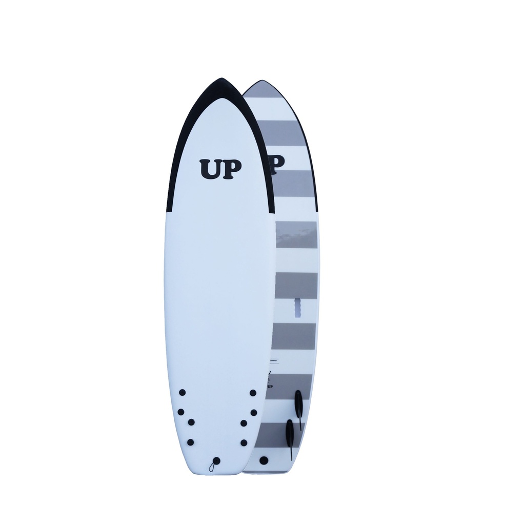 SURFBOARD SOFT GET UP 6 ́6 WHITE - WHITE