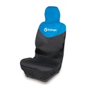 FUNDA DE COCHE IMPERMEABLE SINGLE BLACK/CYAN