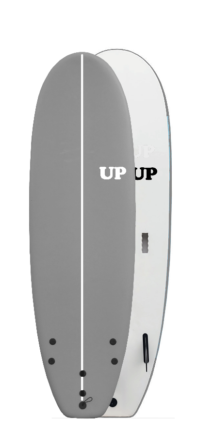 SURFBOARD UP ROUNDED ENJOY 7 GREY