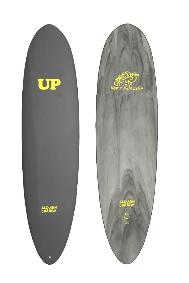 SURFBOARD UP L.A CURREN 7 GREY/MARBLE YELLOW