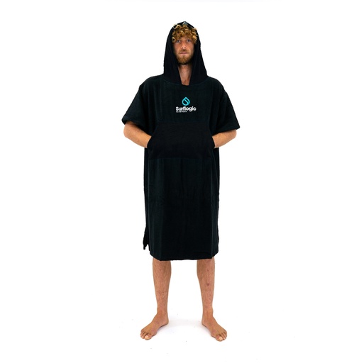 [59801] PONCHO SURFLOGIC NEGRO