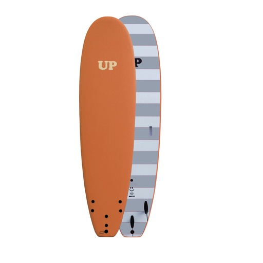 [TLSBUP110] SURFBOARD SOFT BIG UP 8'0 ORANGE - WHITE
