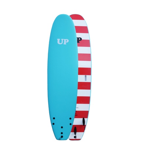 [3397] SURFBOARD SOFT HIGH UP 7 ́6 AQUAMARINE