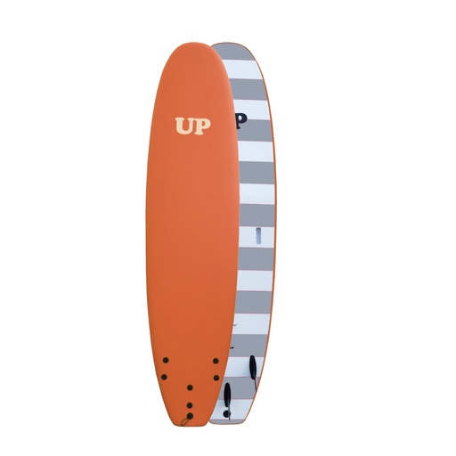 [TLSBUP107] SURFBOARD SOFT HIGH UP 7 ́6 ORANGE - WHITE