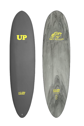[5030] SOFTBOARD UP L.A CURREN 6'6 GREY/MARBLE YELLOW