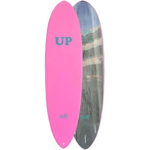 [TLSBUP067] SURFBOARD UP LEE ANN CURREN 6'6 PINK/GREY MARBLE