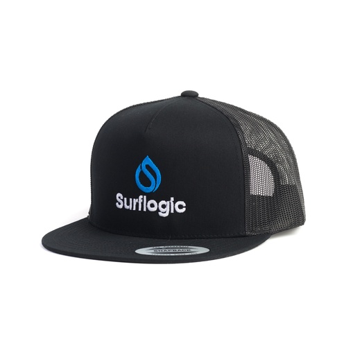 [59913] GORRA SURFLOGIC FLAT TRUCKER NEGRO
