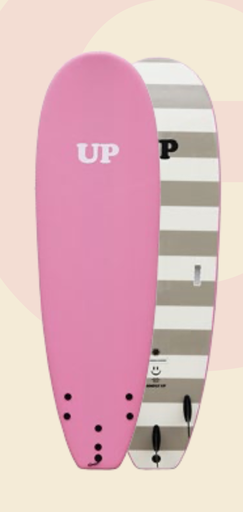 [TLSBUP115] SURFBOARD SOFT BIG UP 8'0 PINK-WHITE