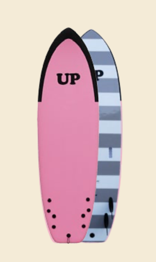 [5345] SURFBOARD SOFT GET UP 6 ́6 PINK