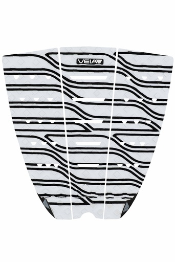 [VTRA07WCORB] Grip VEIA Explorer Waveform Round Tail 3 Piece Pad - Orbiter White