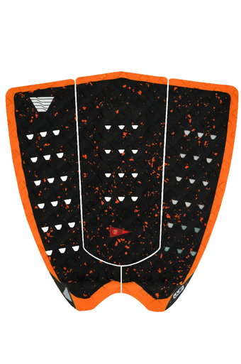 [VTRAJJF01SPHVORANGE] John John Florence Round Tail Pro Pad - Space / Hi Vis Orange