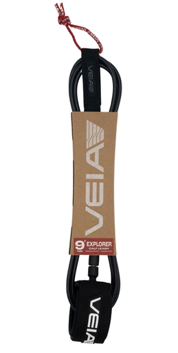 [VBASE9NIGHT] Amarradera VEIA Explorer 9’ Longboard Leash - Night