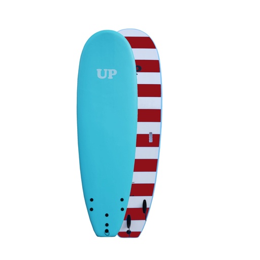 [TLSBUP046] SURFBOARD SOFT EASY UP 7 ́6 AQUAMARINE | WHITE