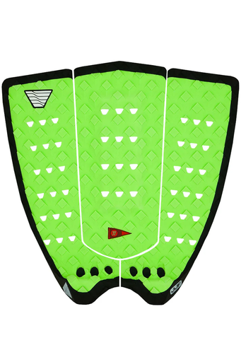 [VTRAJJF01HVGREEN] Grip VEIA John John Florence Round Tail Pro Pad - Space / Hi Vis Green