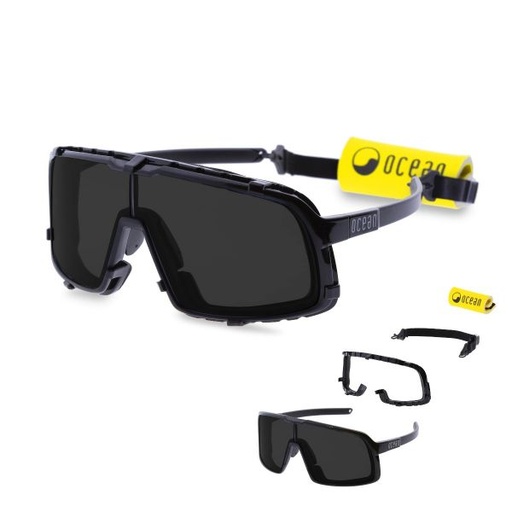 [99000.2] Leucate GAFAS OCEAN Biobase Frame: matt  black Lens: smoke